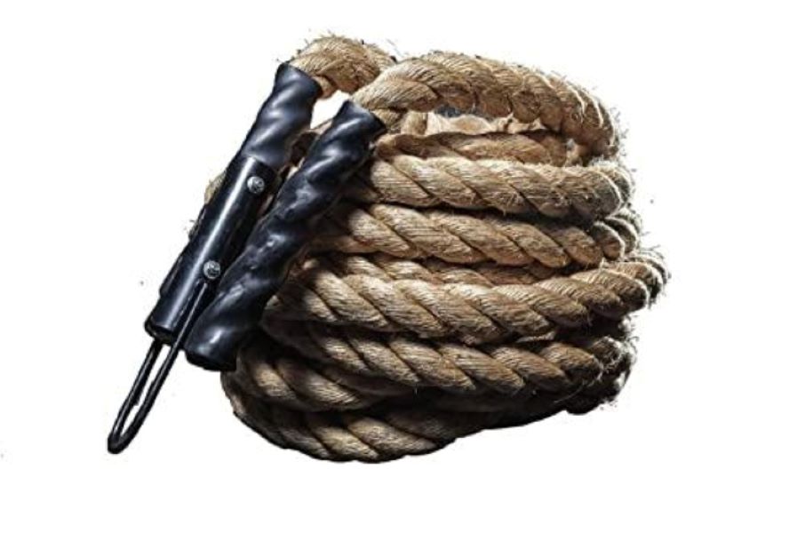  RVT Sports Cuerda De Ascenso Manila 1.5" X 9 MTS, Climbing Rope Crossfit 