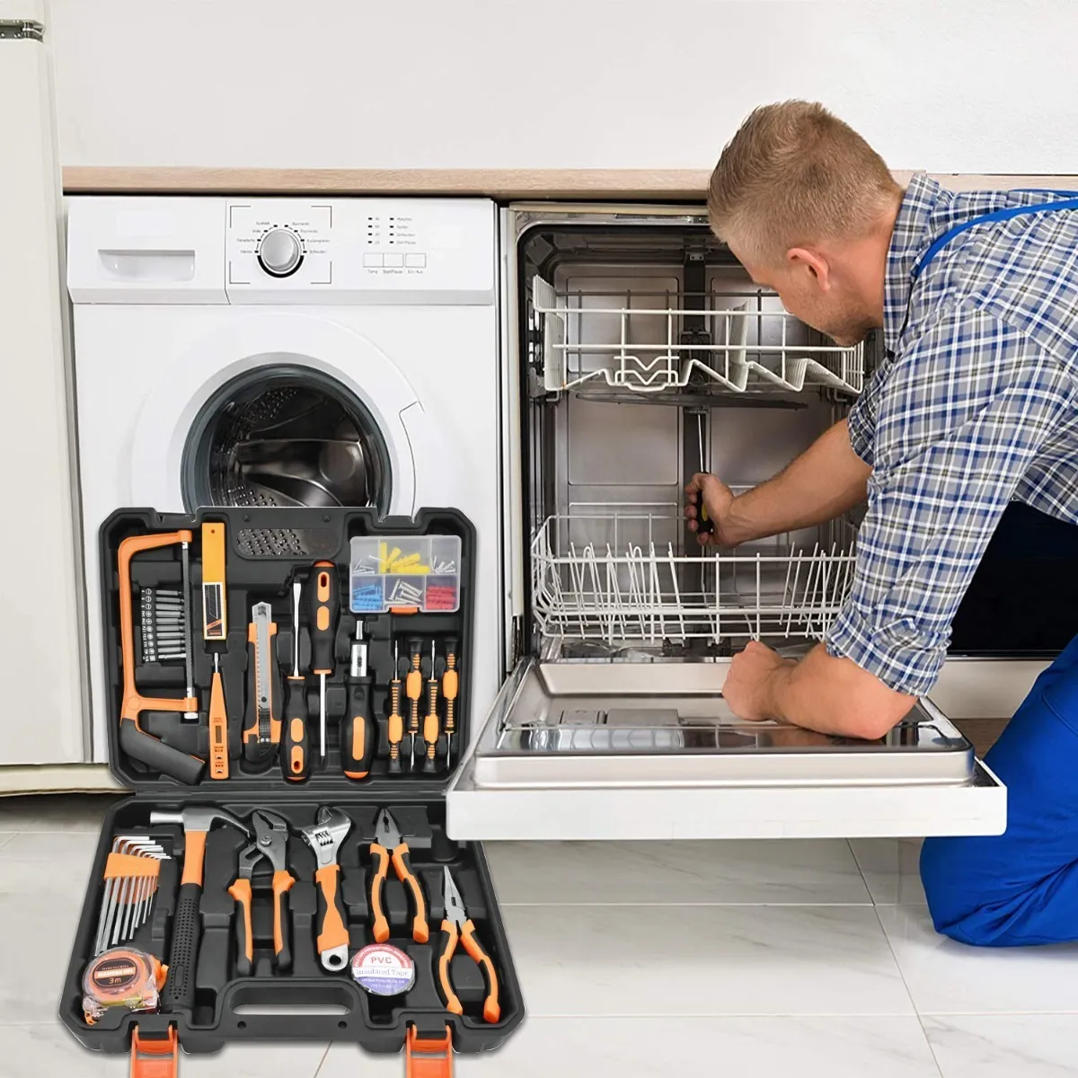 Juego De Herramientas Mecánica Con Matraca