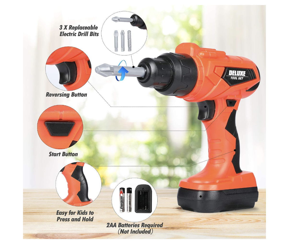 Set Caja De Herramienta Juguete Para Niño +36 Piezas