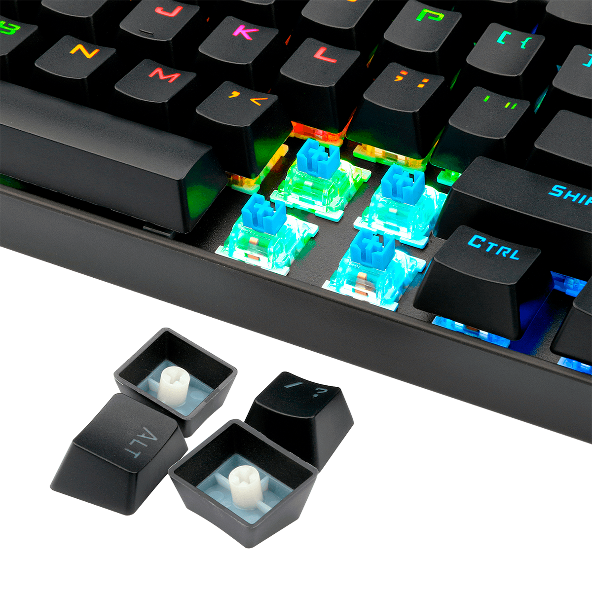 Teclado Redragon Deimos K599 KRS RGB Mecánico Inalámbrico