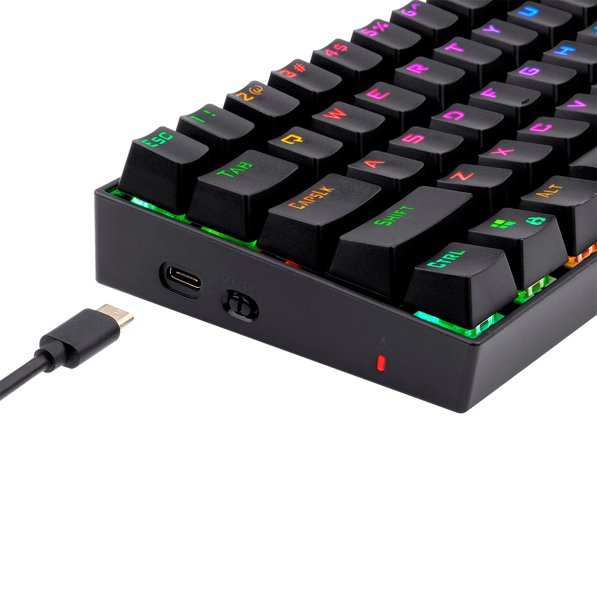 Teclado Redragon Deimos K599 KRS RGB Mecánico Inalámbrico