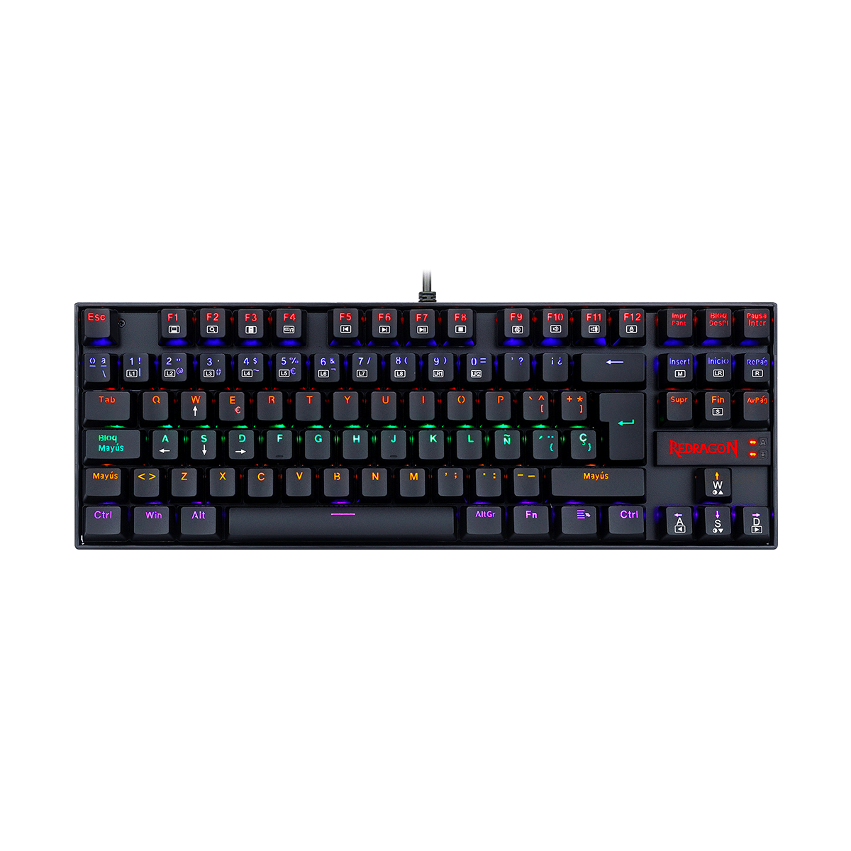 Teclado Redragon Deimos K599 KRS RGB Mecánico Inalámbrico