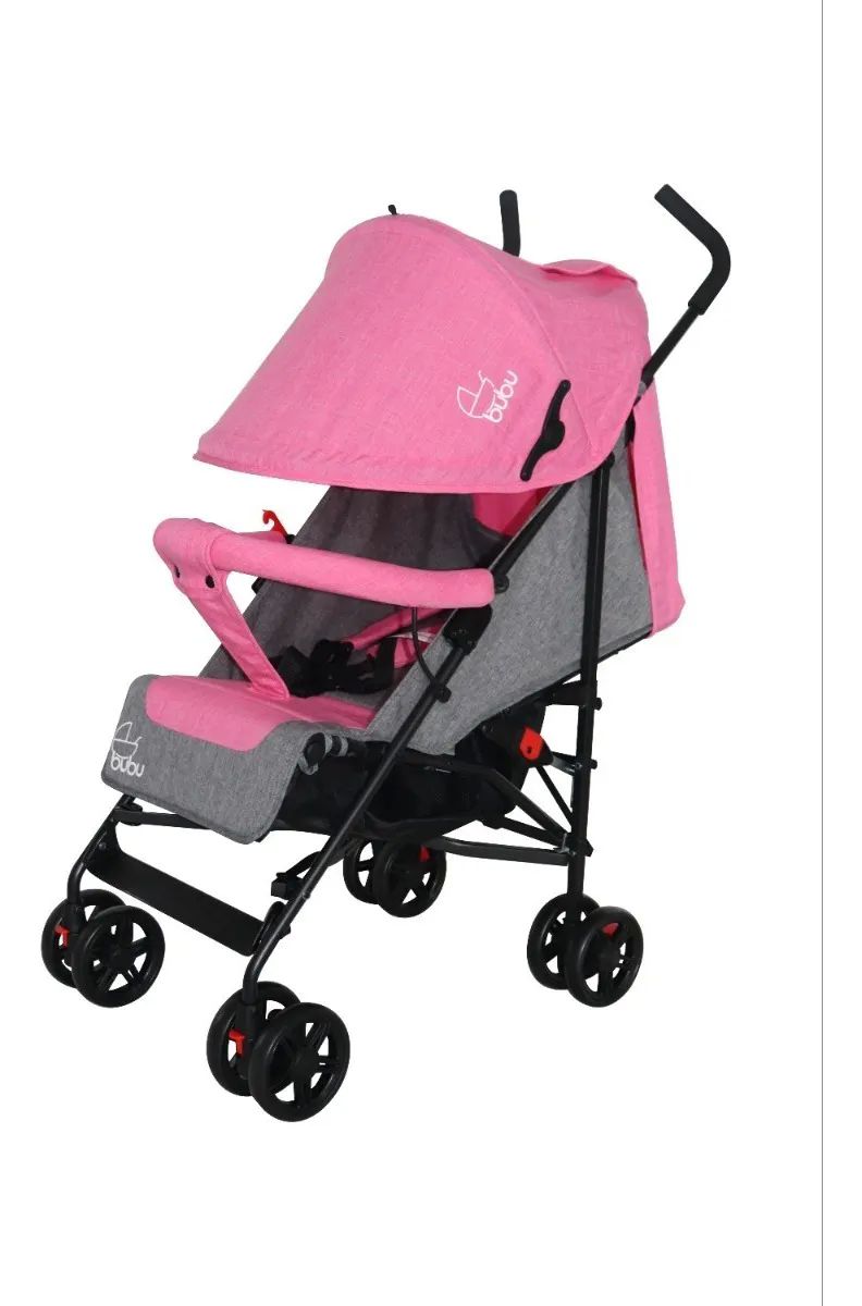 Carriola De Bastón Plegable 5 Posiciones De Reclinado Bubu ROSA