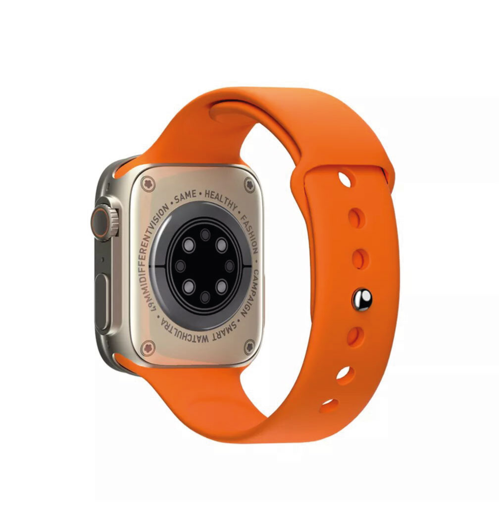 Reloj inteligente Smartwatch M9 ULTRA tipo Series 9 (GPS, 45mm) Caja de  aluminio color titanio