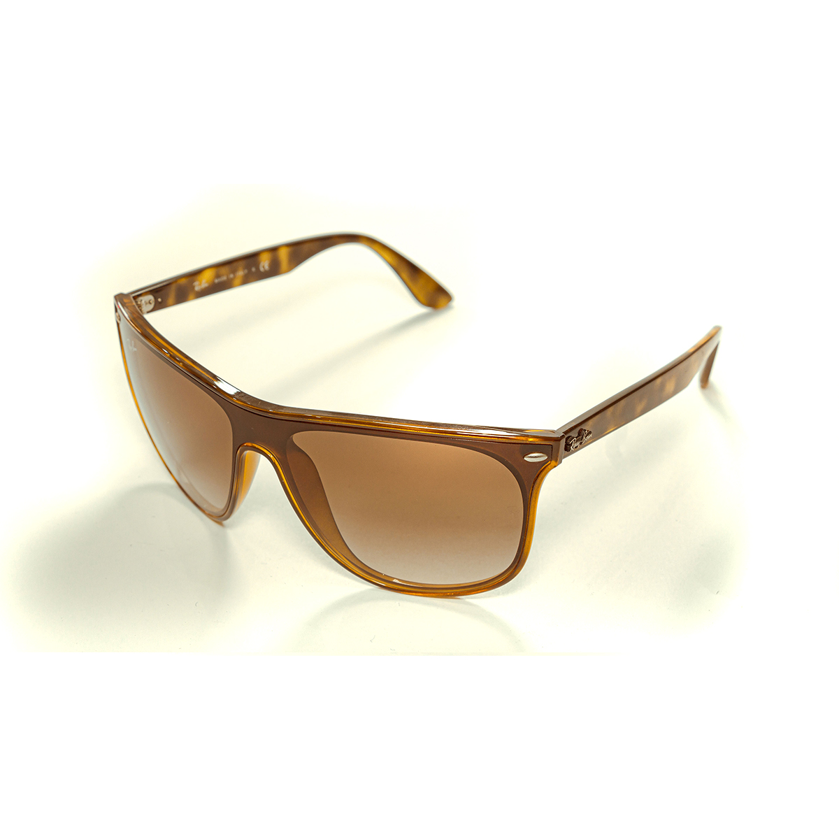  Ray-Ban Blaze Rb4447n Sunglasses in Tortoise and Brown