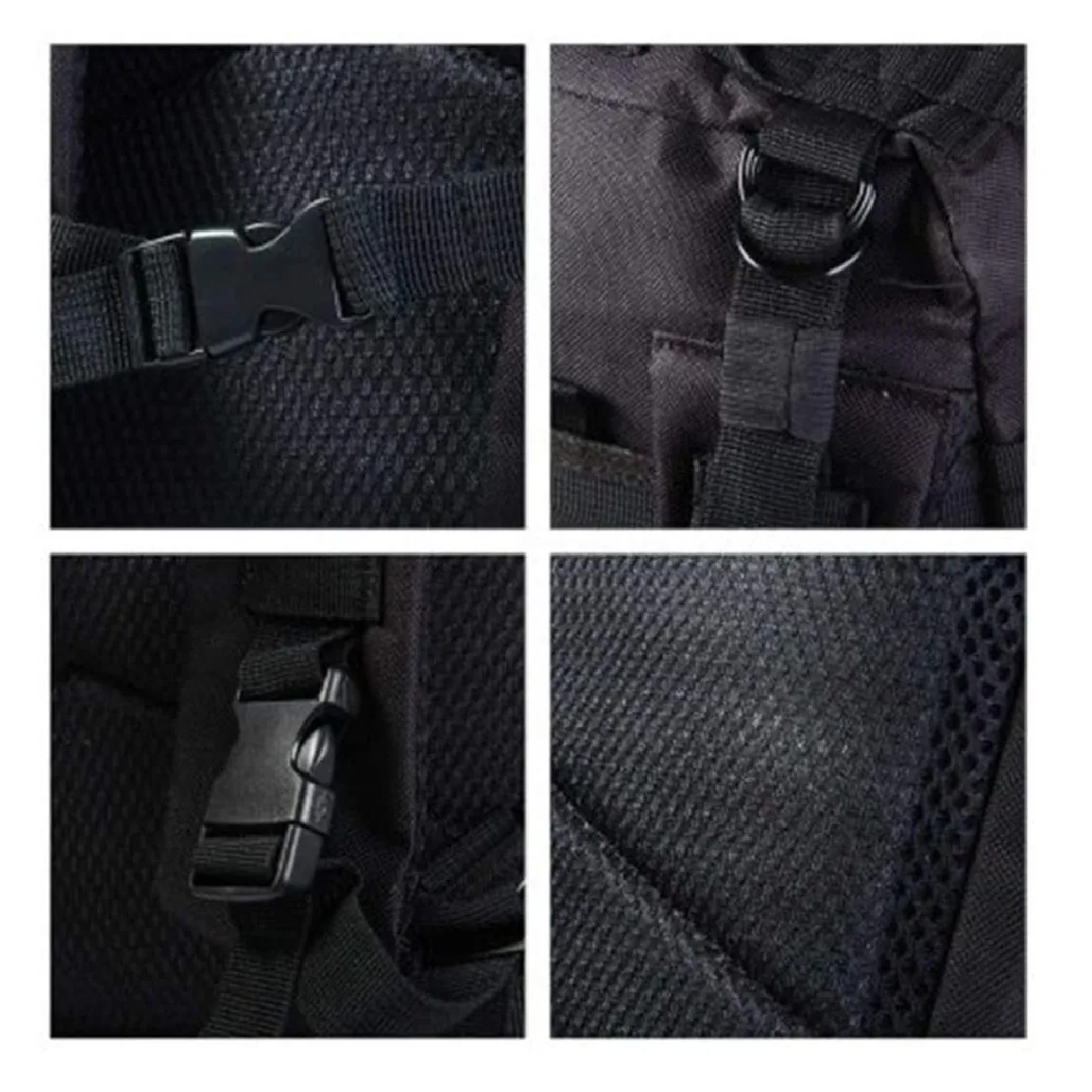 Mochila Militar Táctica Negro Camping