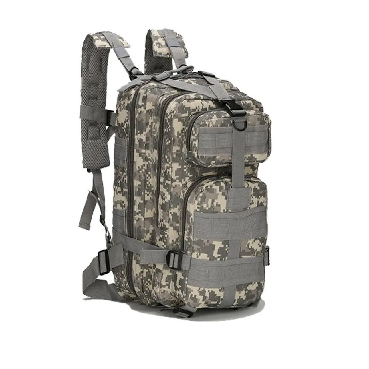 Mochila Militar Táctica Para Exteriores Camuflaje Gris