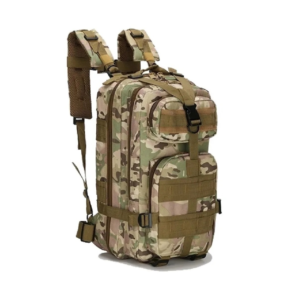 Mochila Militar Táctica Para Portátil Caki Camuflaje