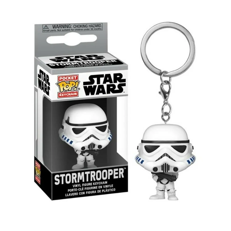 Llavero Funko Pocket Pop Stormtrooper Star Wars Figura 3D