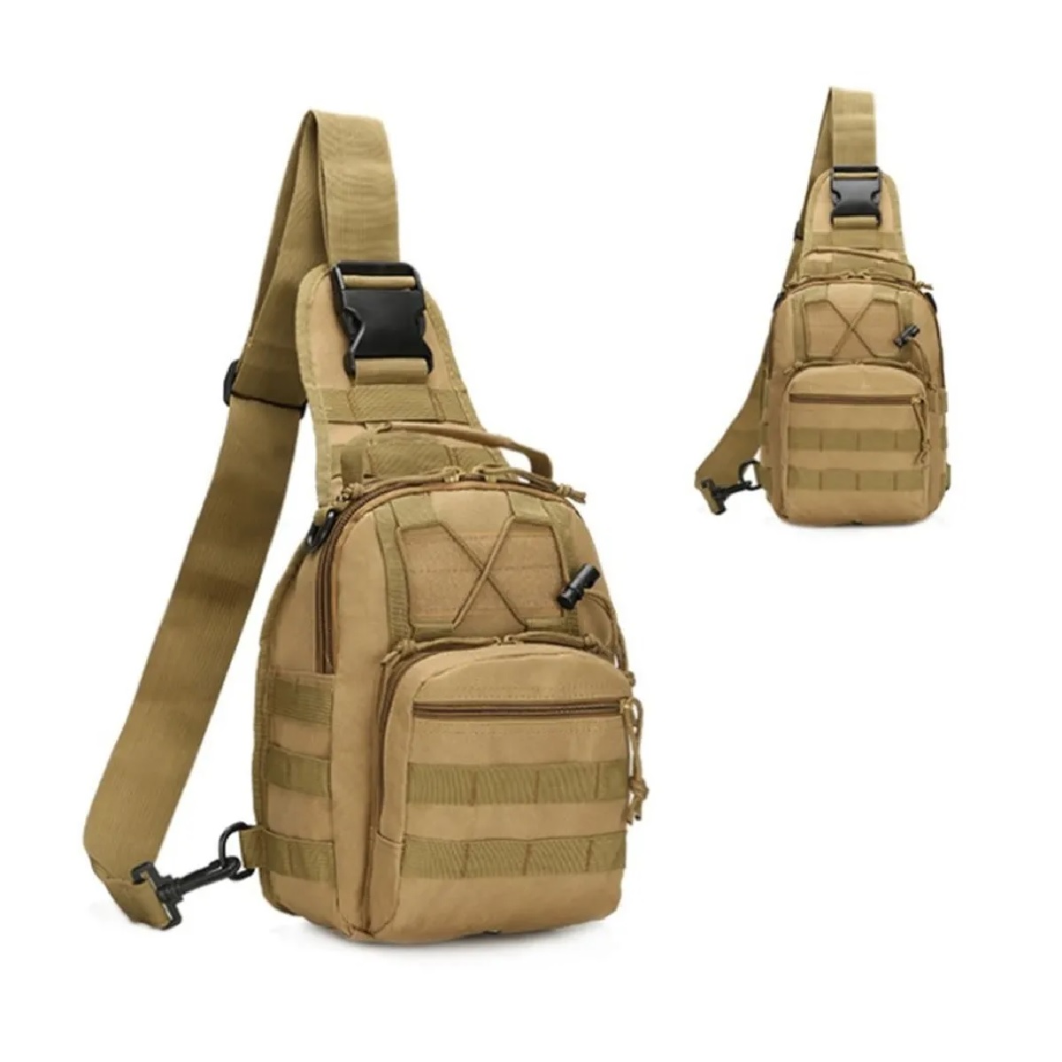 Mochila Pechera Táctica Militar Senderismo Caki