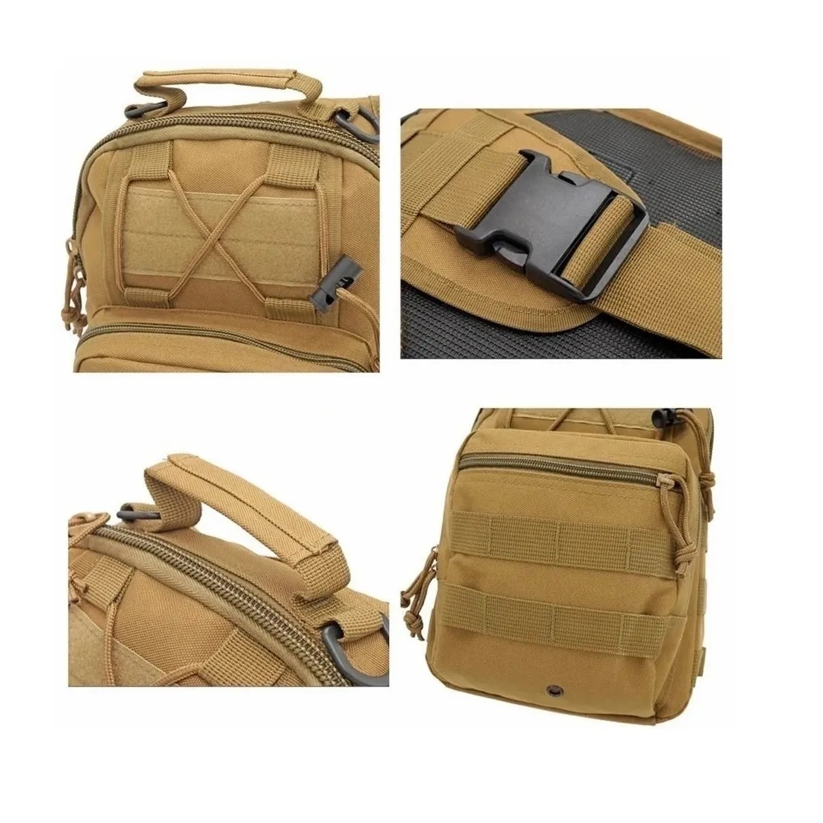 Mochila Pechera Táctica Militar Senderismo Caki
