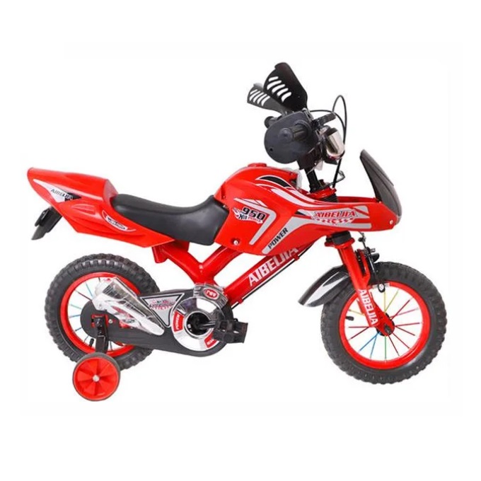 Bicicleta Infantil Estilo Moto de Carreras Rodada 16 Varios colores