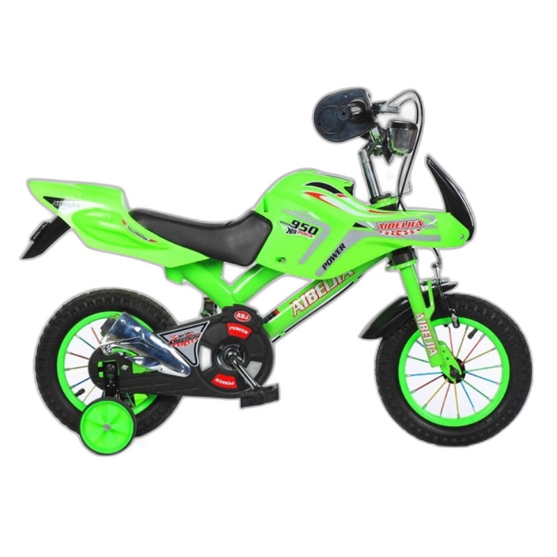 Bicicleta Infantil Estilo Moto de Carreras Rodada 16 Varios colores