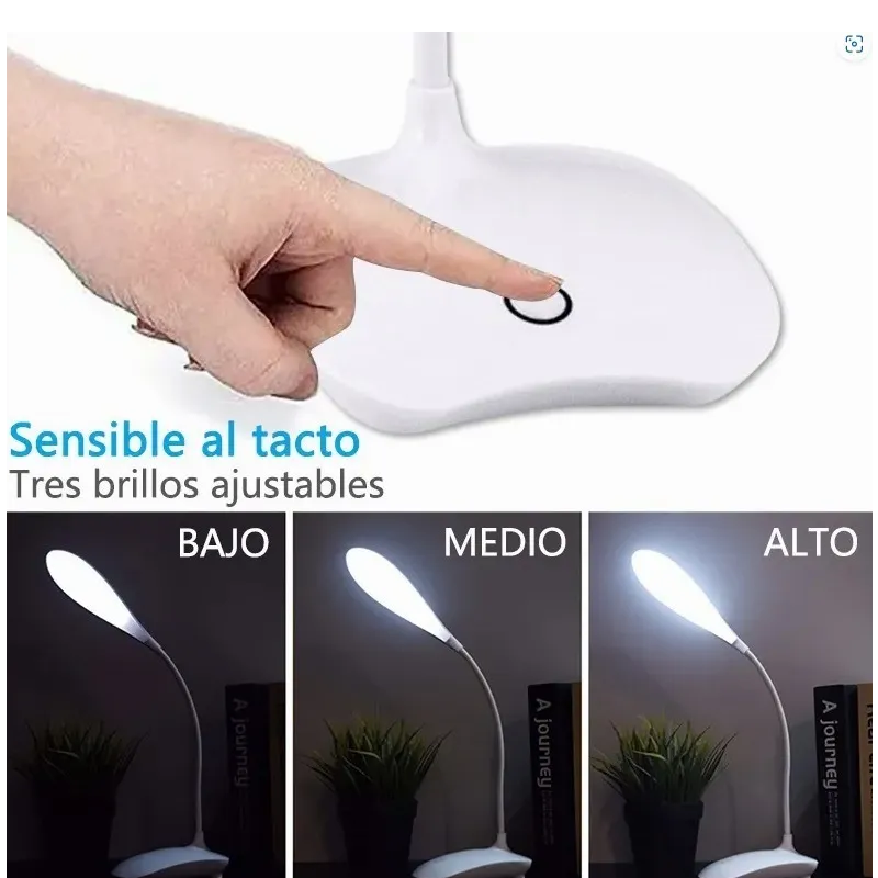 Lámpara De Escritorio Con Protección Ocular Led Regulable