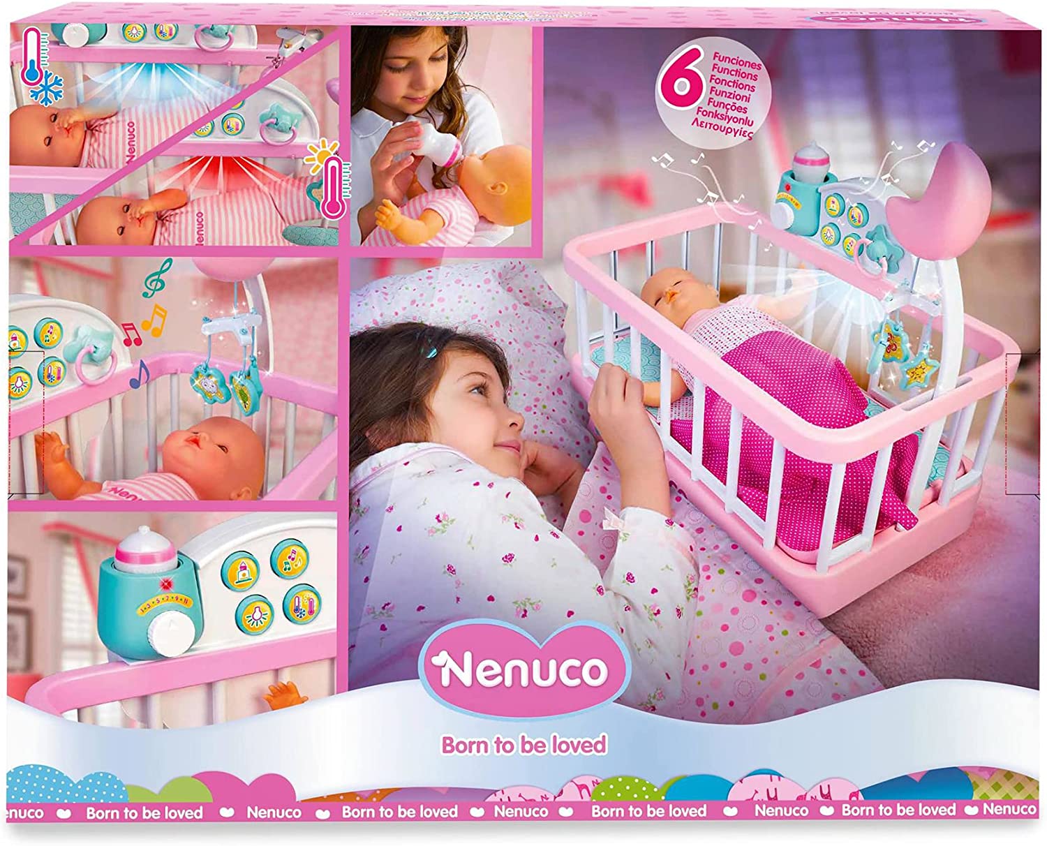 Muñeca Bebé Nenuco La Cuna Que Te Ayuda