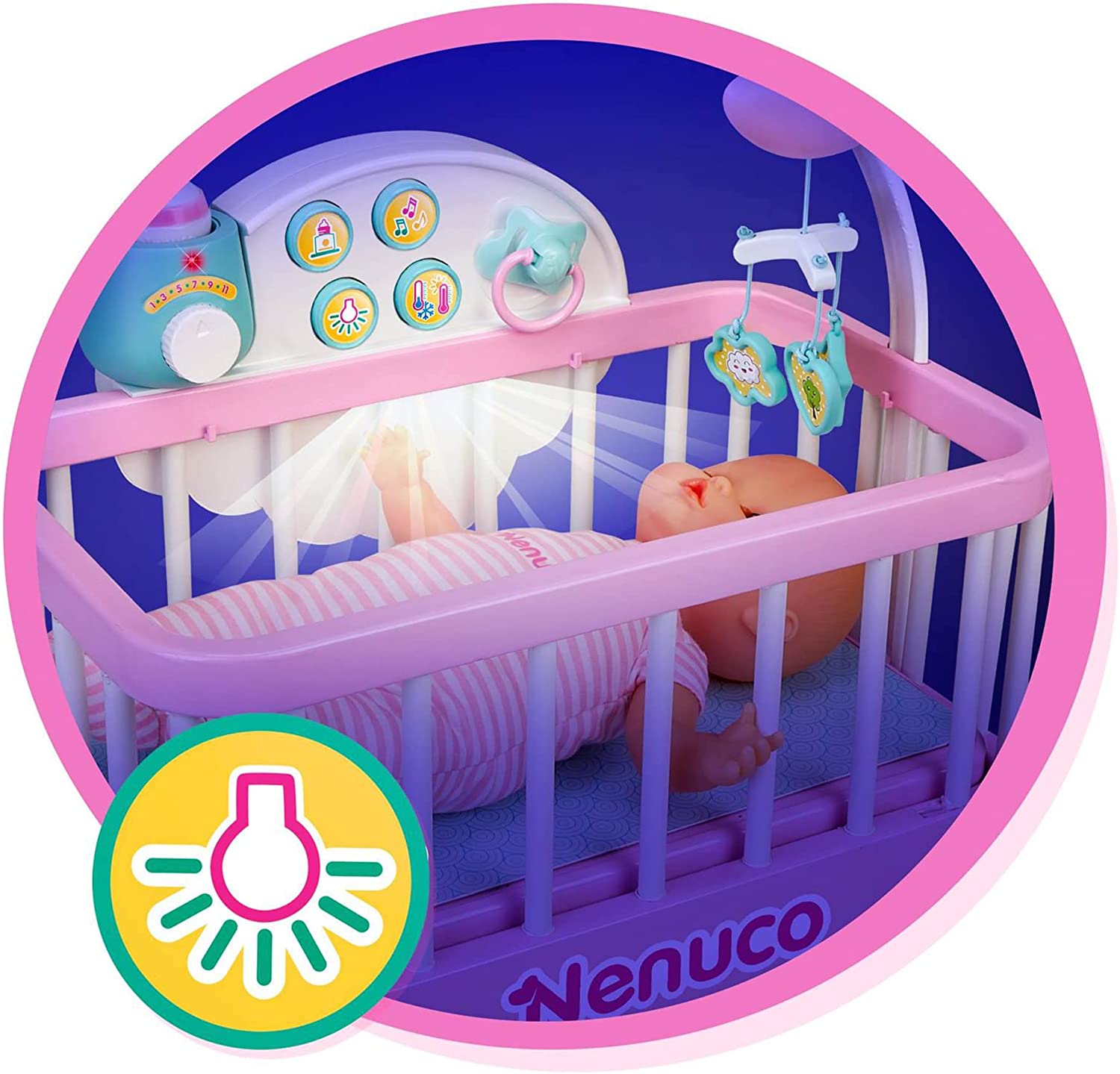 Muñeca Bebé Nenuco La Cuna Que Te Ayuda