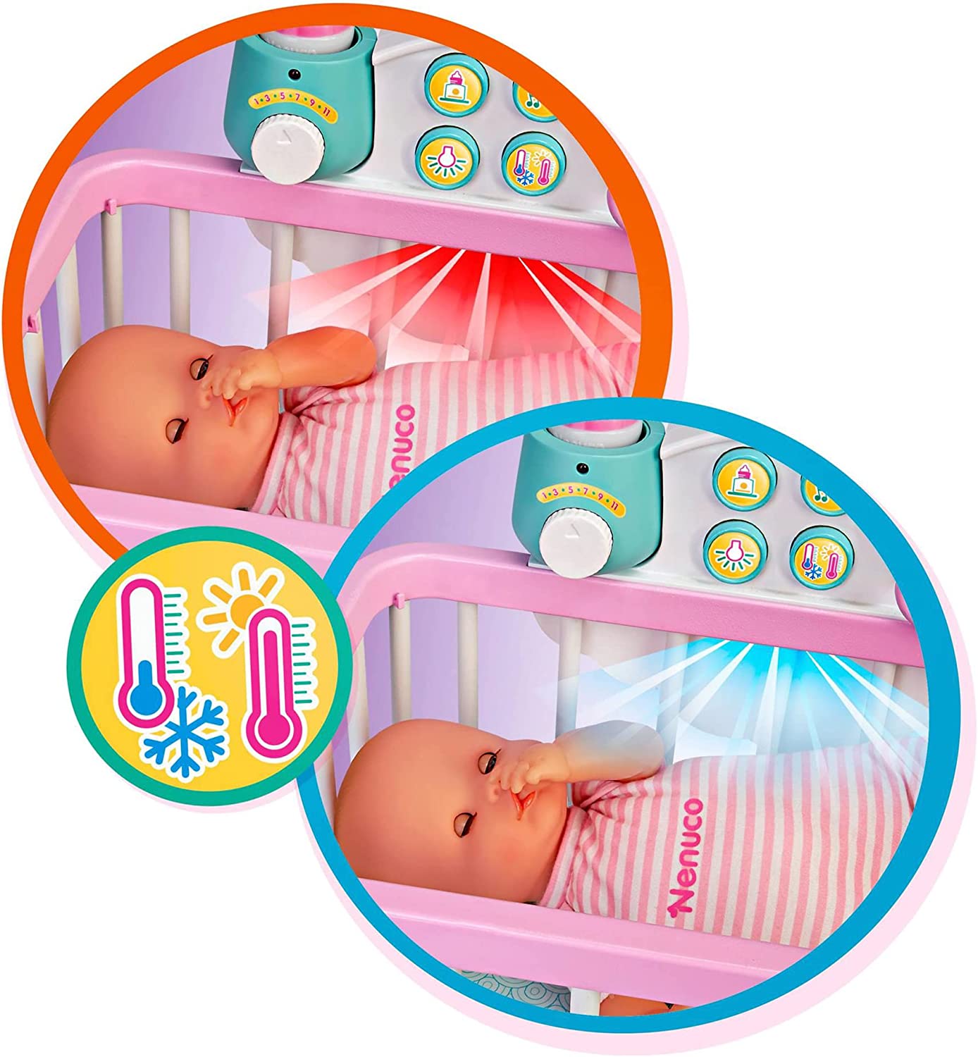 Muñeca Bebé Nenuco La Cuna Que Te Ayuda