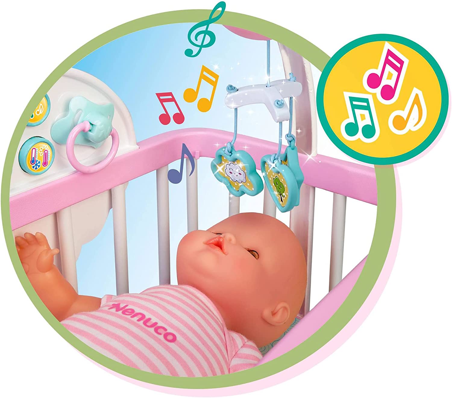 Muñeca Bebé Nenuco La Cuna Que Te Ayuda