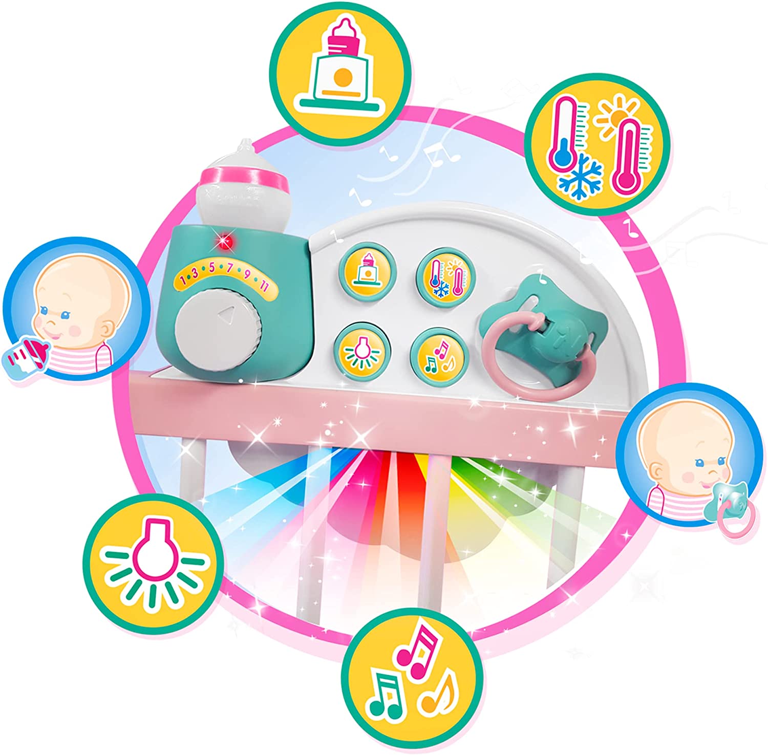 Muñeca Bebé Nenuco La Cuna Que Te Ayuda