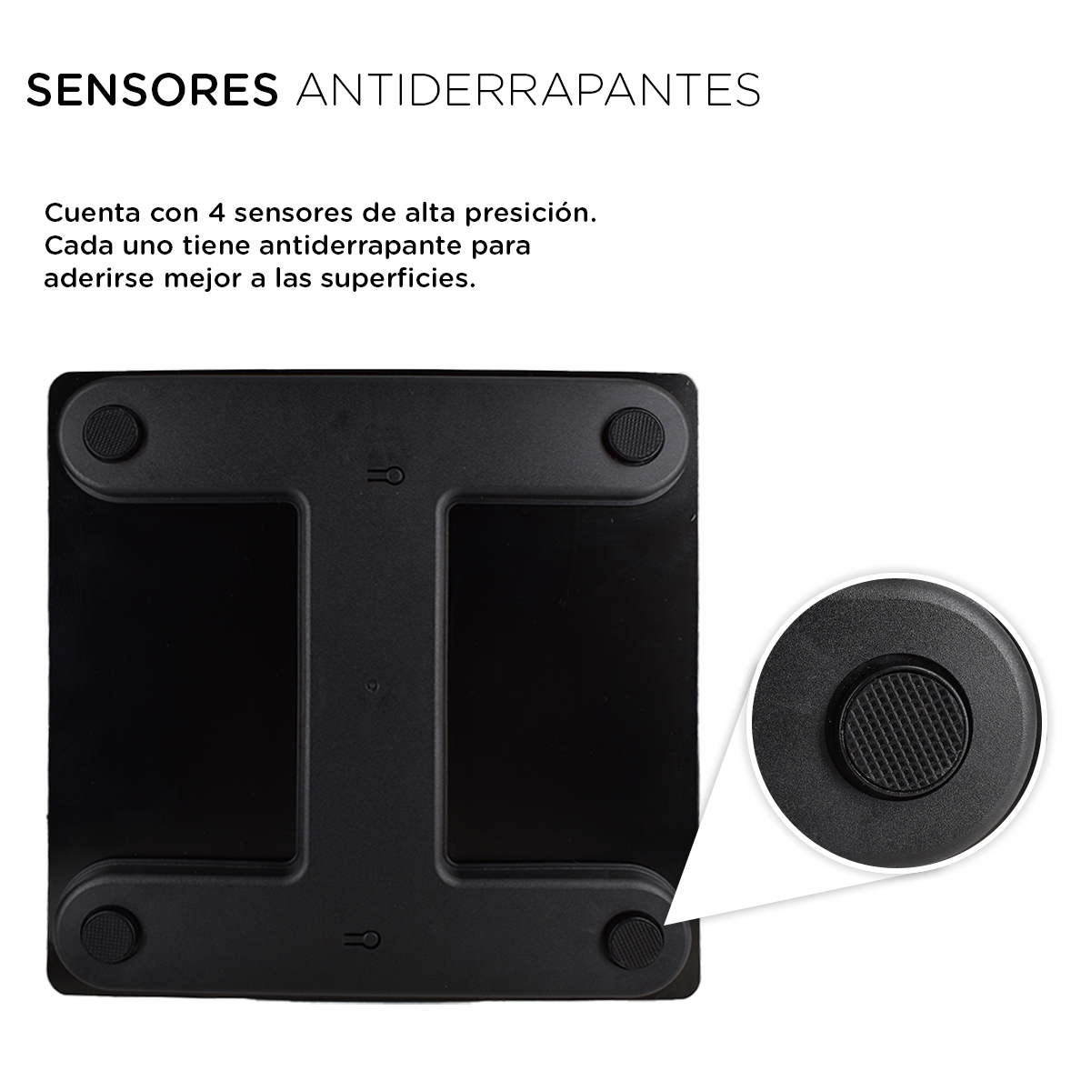 Bascula corporal digital Onerfit baño inteligente Bluetooth Fitness color Negro