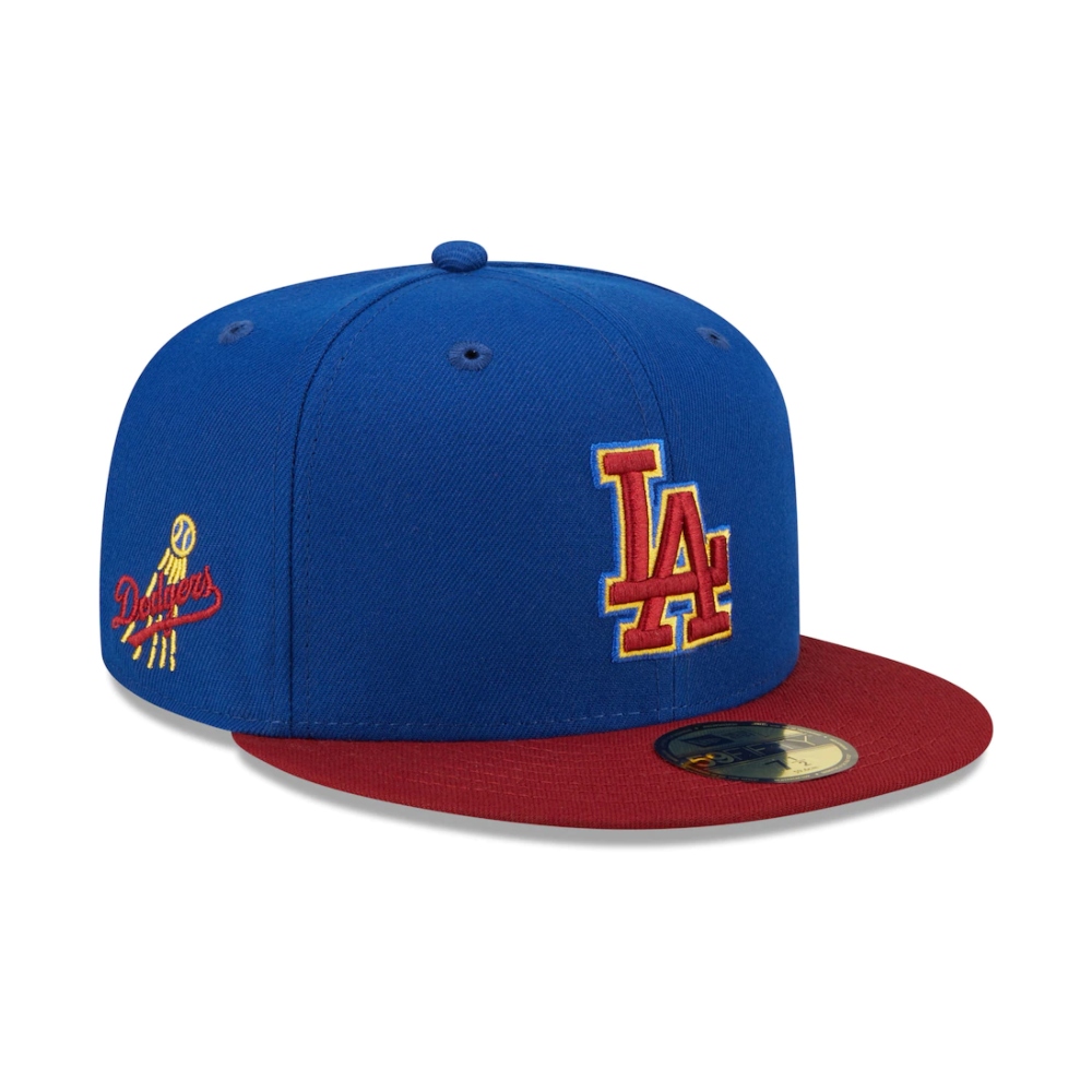 Gorra De Los Angeles Dodgers Para Hombre Azul Ajustable Original