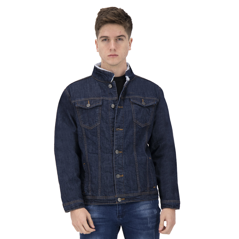 Chamarra de Mezclilla con Borrega Para Hombre Holstone -  Blue Fire