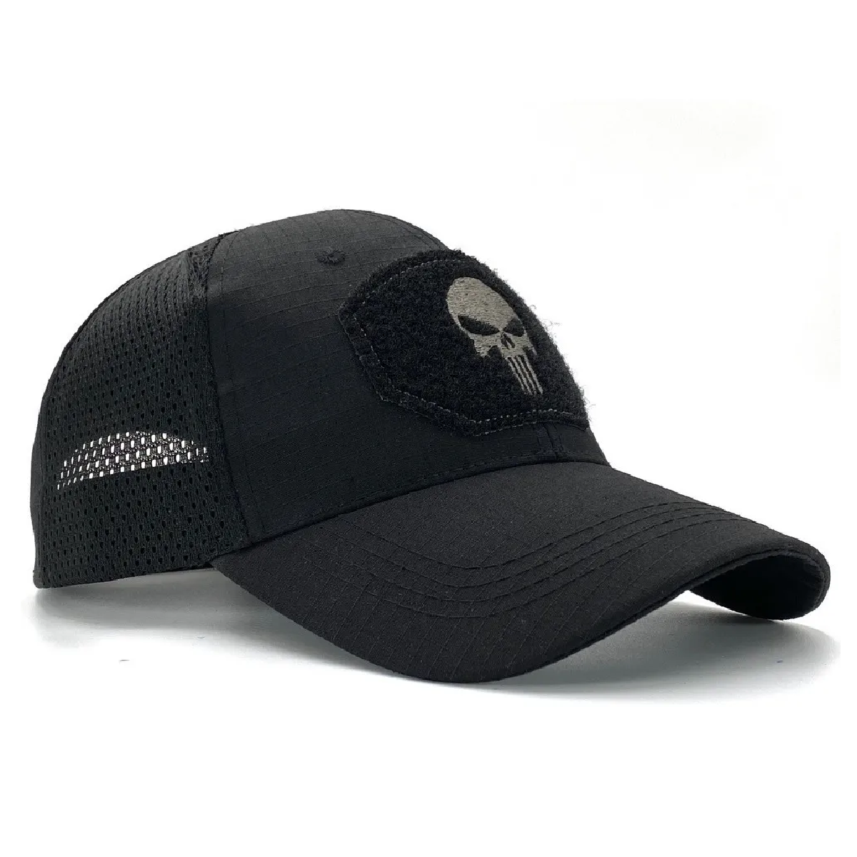 Gorra Táctica Militar Punisher Negro