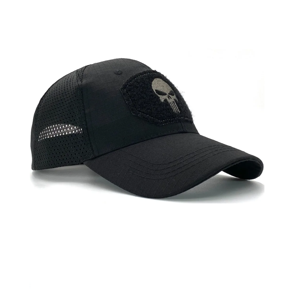 Gorra Táctica Militar Punisher Negro