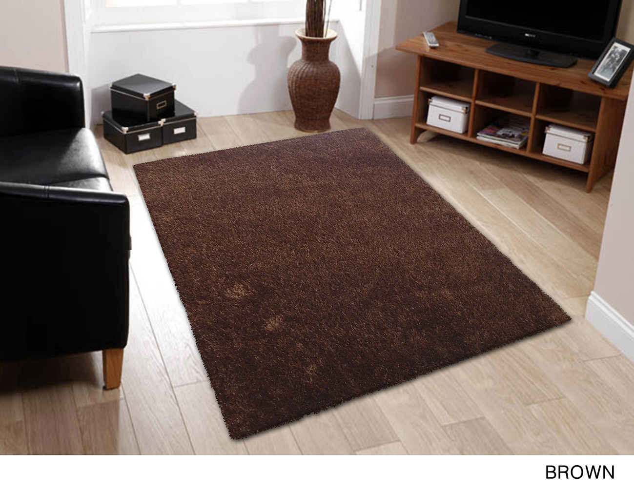 Alfombra para sala,  cuarto, areas comunes Tipo Peludo Shag muy Suave y elegante de 1.6x2.30 mts Tonos Mostaza, Rojo, Turquesa, Plata, Morado, Naranja, Café, rosa y blanco con negro