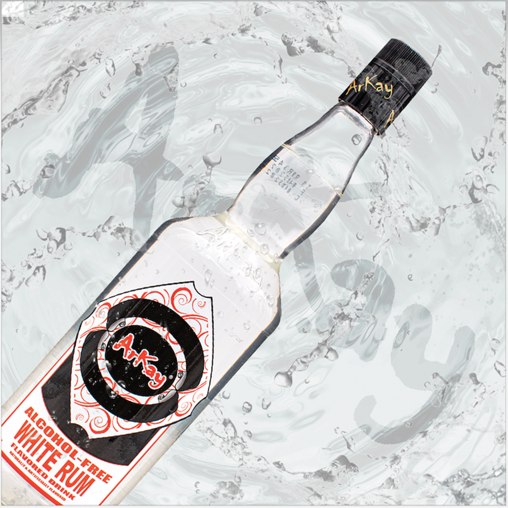 Arkay Bebida No Alcohólica Al Sabor De White Rum - Botella de 1L