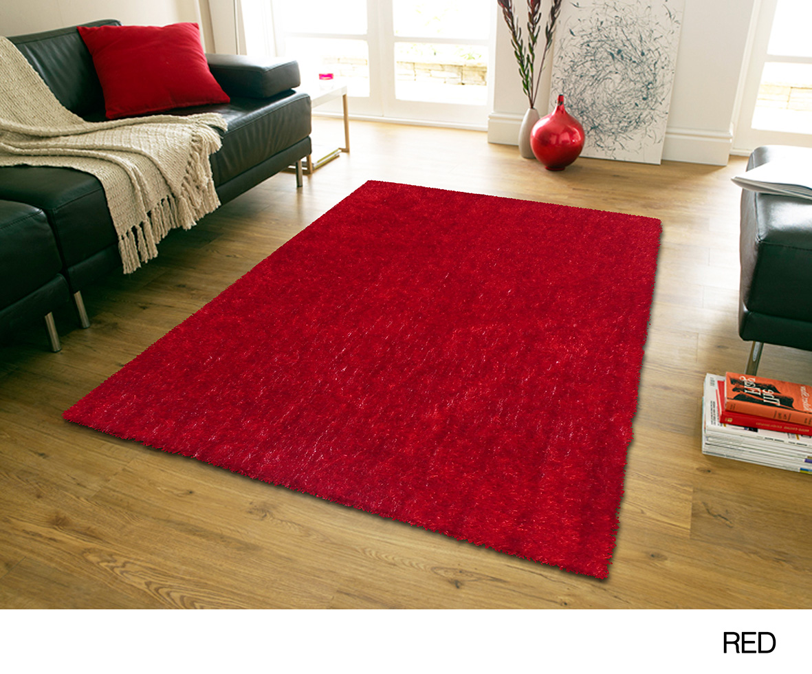 Alfombra para sala,  cuarto, areas comunes Tipo Peludo Shag muy Suave y elegante de 1.6x2.30 mts Tonos Mostaza, Rojo, Turquesa, Plata, Morado, Naranja, Café, rosa y blanco con negro