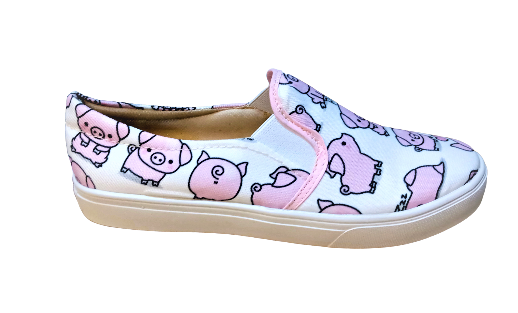 Tenis lona cerditos cochinitos puerquitos unisex casuales y comodos
