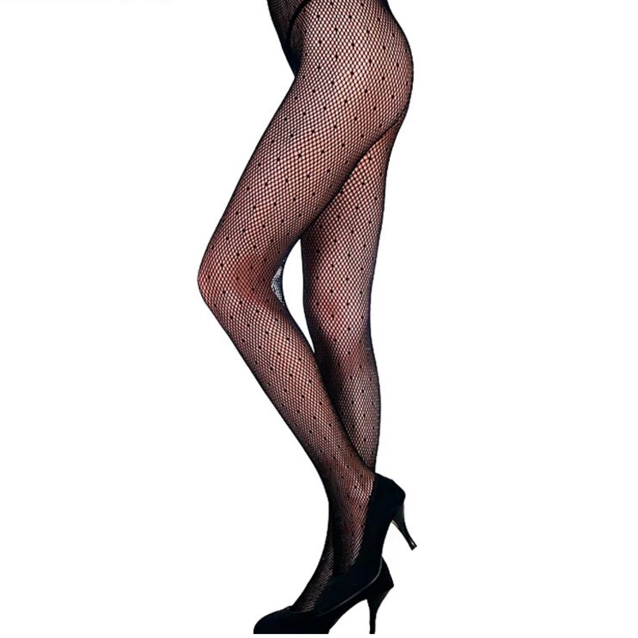 Medias Red De Puntos Mujer Unitalla Moda Kawaii Sensual Fiesta