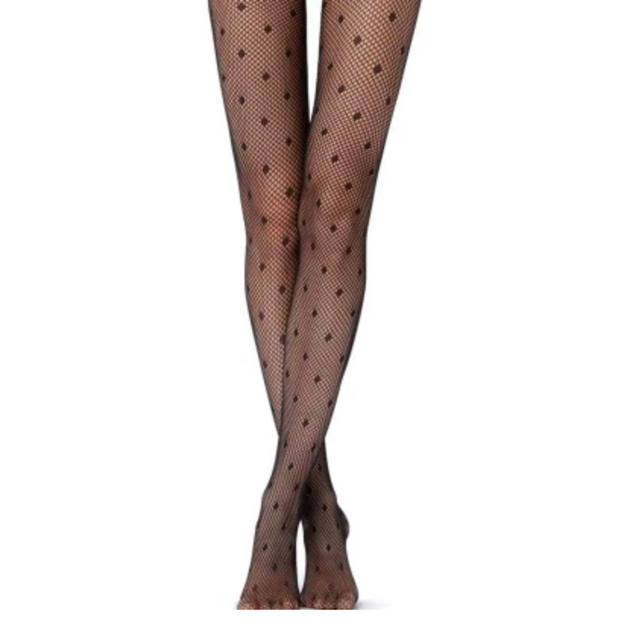 Medias Red De Puntos Mujer Unitalla Moda Kawaii Sensual Fiesta