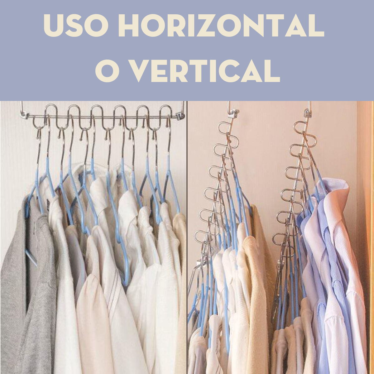 Gancho Organizador Multiple Para Ropa "6 +" Mima2