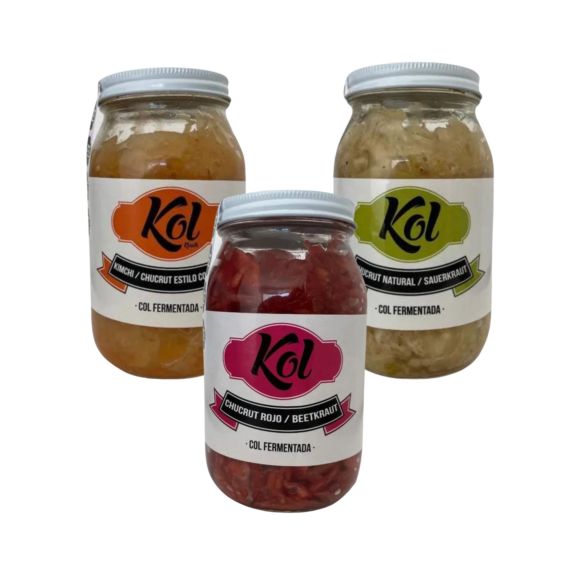 Chucrut Natural, Coreano Y Betabel Kol 3 De 415g 