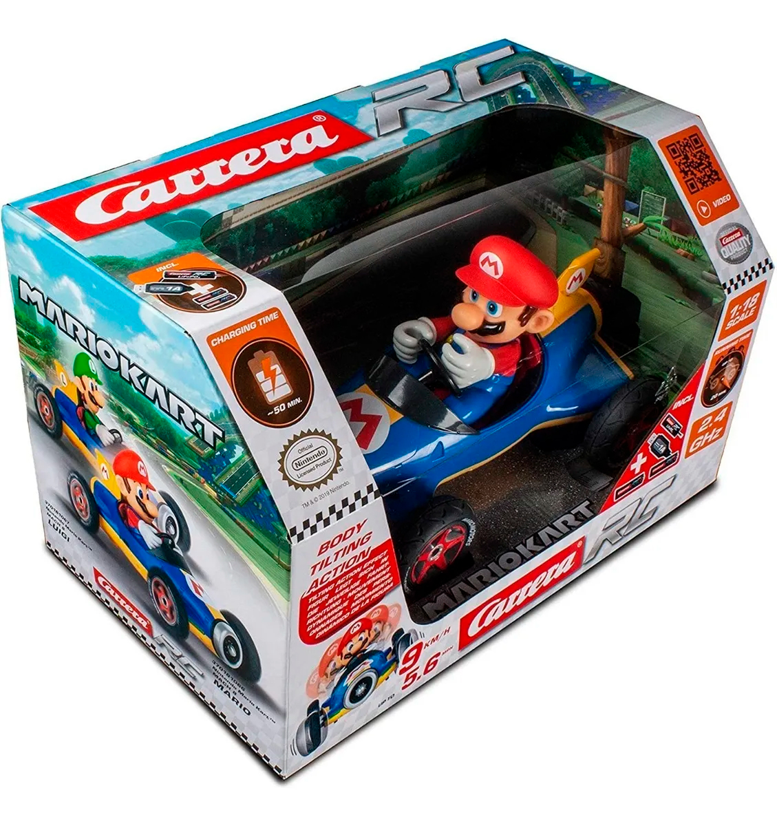 Mario Kart Carrera RC Vehiculo de Control Mario