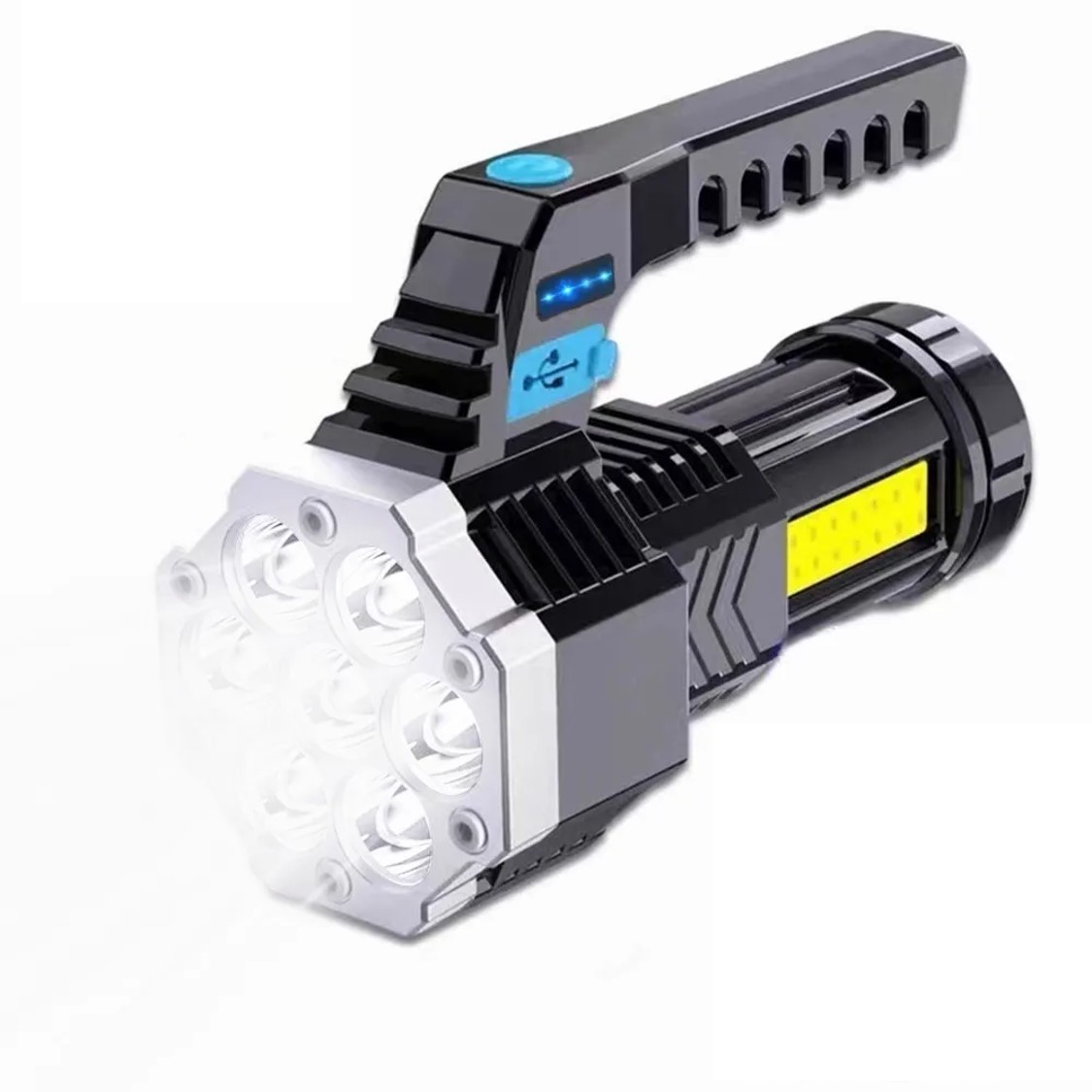 Lampara Tactica Recargable USB LED Petukita Box Linterna Portatil