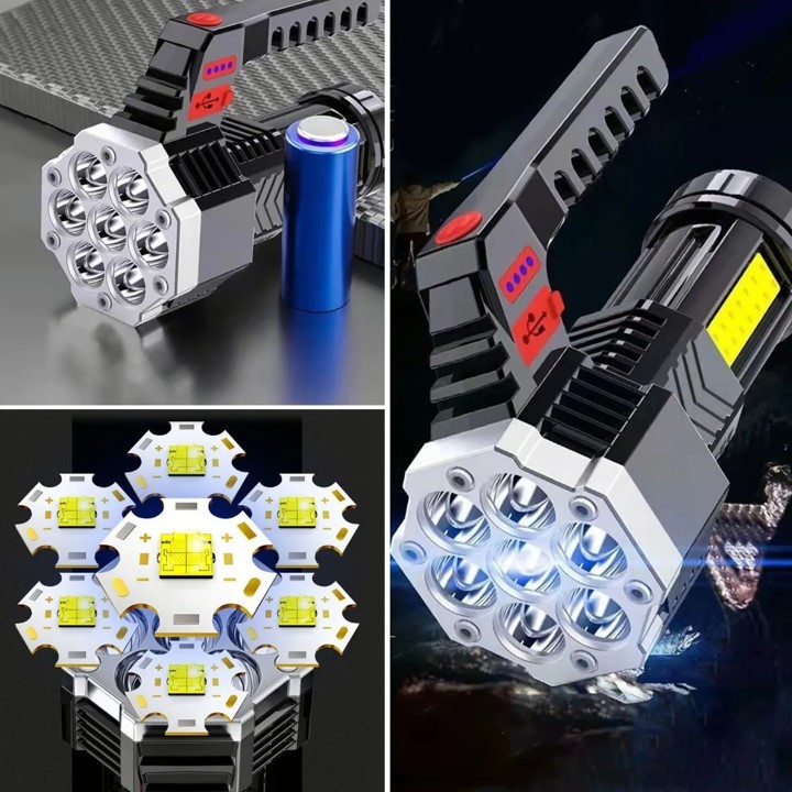 Lampara Tactica Recargable USB LED Petukita Box Linterna Portatil