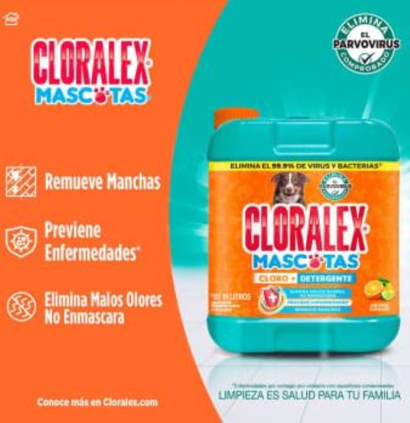 limpiador Liquido Cloralex Mascotas 233107 10 L