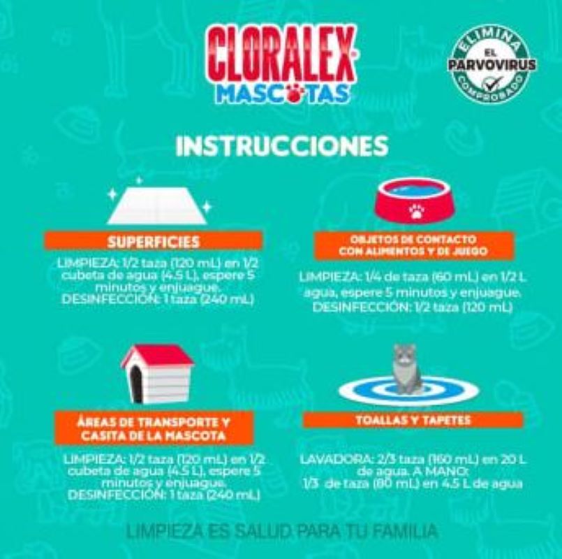 limpiador Liquido Cloralex Mascotas 233107 10 L