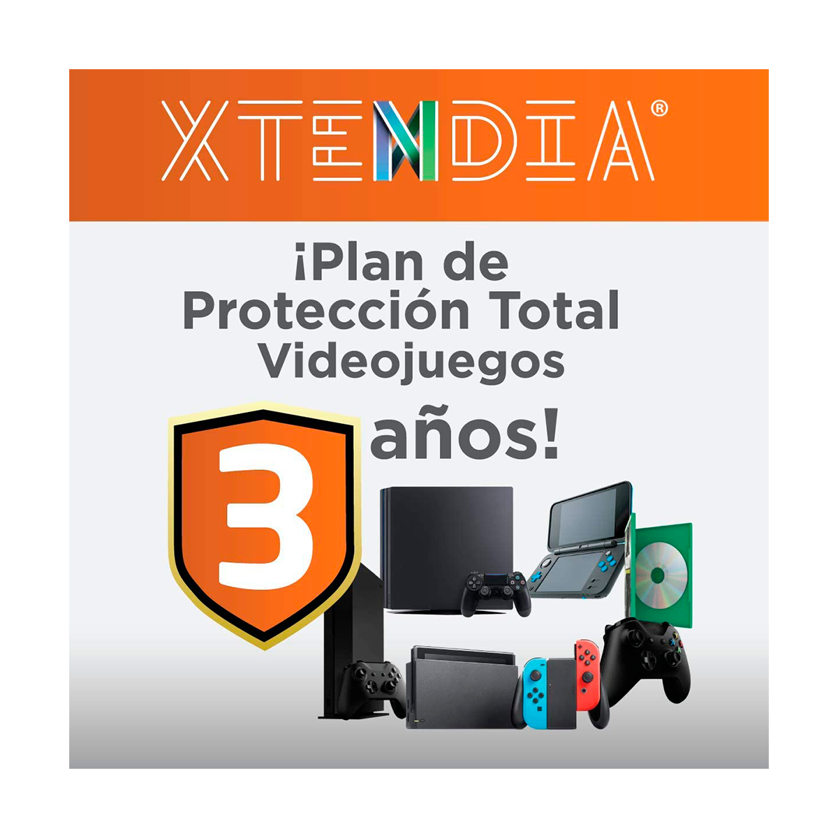 Consola Xbox Series S + 3 años de garantía XTENDIA   