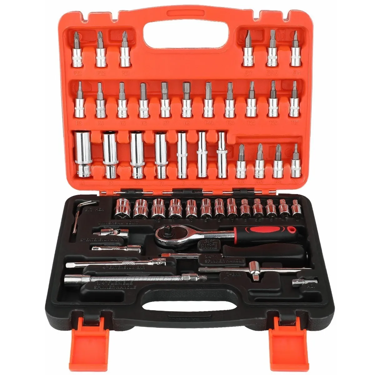 Kit De Herramientas Mecanica Con Desarmador Y Matraca