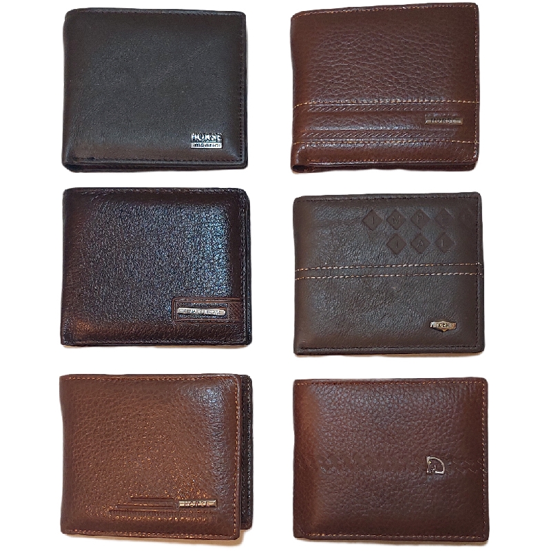 Billetera piel mayoreo 6 piezas Horse Imperial