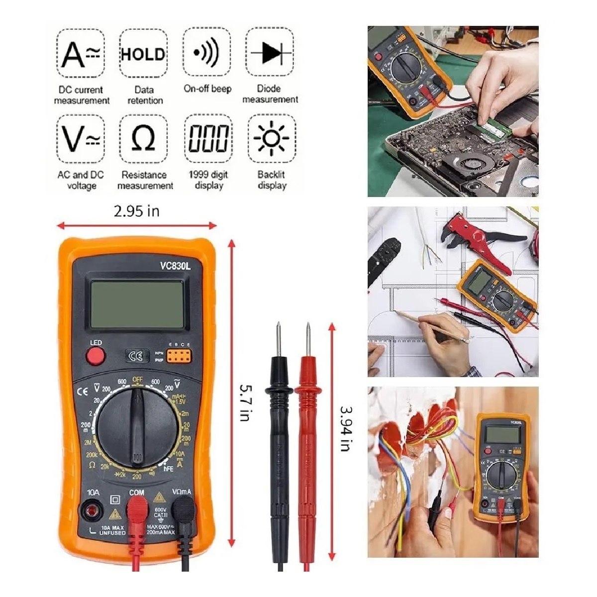 Kit De Soldador Eléctrico C/herramientas, Multímetro