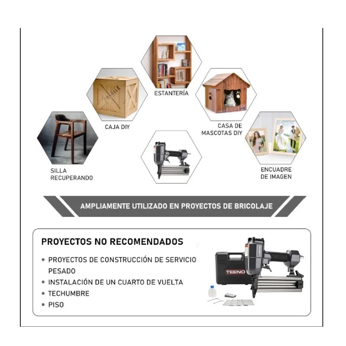 Pistola Neumatica Clavadora Profesional