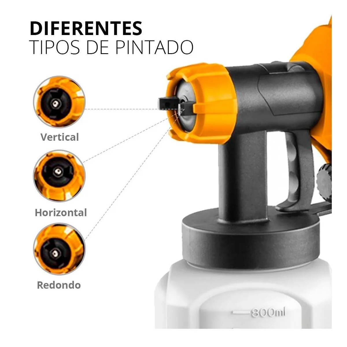 Pistola Electrica Para Pintar Portatil Pulverizador Pintura
