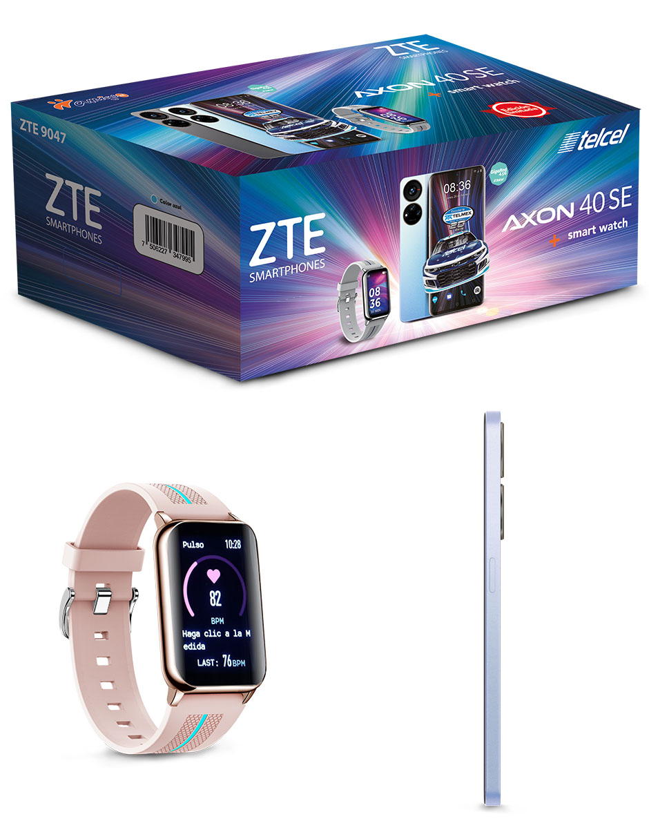 CELULAR ZTE 4.5G 9047 AXON 40 SE AZUL BUNDLE KIT TELCEL