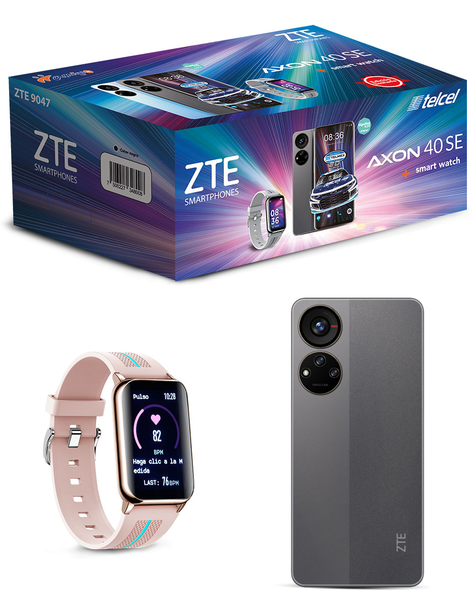 CELULAR ZTE 4.5G 9047 AXON 40 SE NEGRO BUNDLE KIT TELCEL