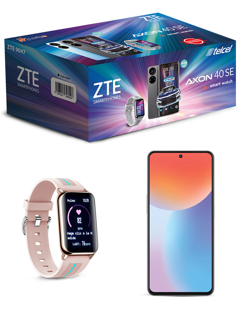 CELULAR ZTE 4.5G 9047 AXON 40 SE NEGRO BUNDLE KIT TELCEL